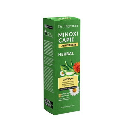 Sampon anticadere Minoxicapil Herbal, 200 ml, Doctor Fiterman