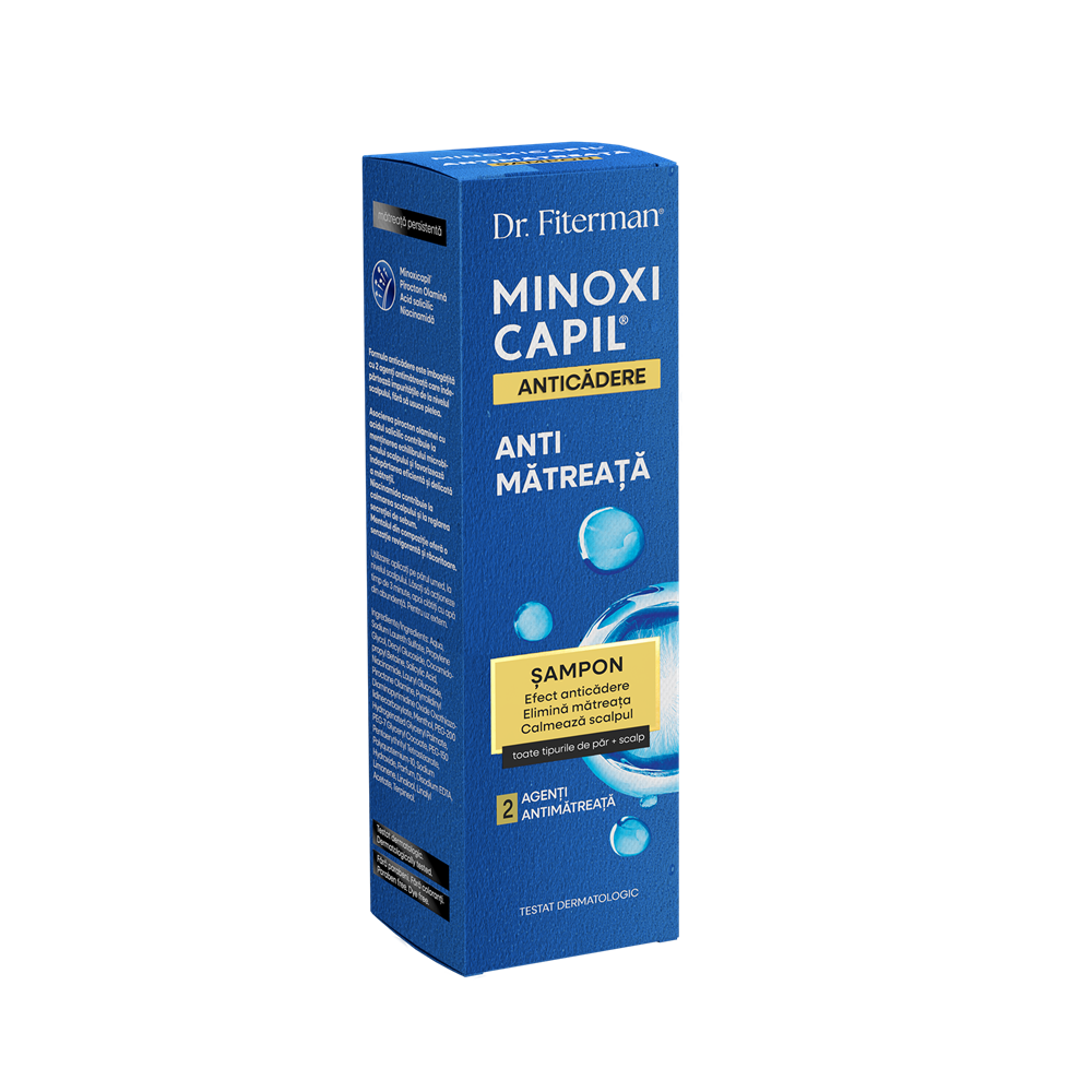 Sampon antimatreata Minoxicapil, 200 ml, Doctor Fiterman