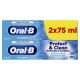 Pasta de dinti cu zinc Complete Protect & Clean, 2x75ml, Oral-B 700729