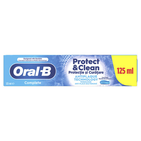 Pasta de dinti cu zinc Complete Protect & Clean, 125 ml, Oral-B 700750