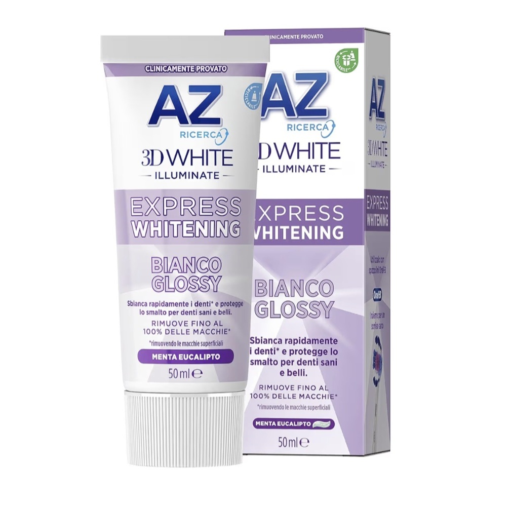 Pasta de dinti pentru albire 3D White Illuminate Express Whitening, 50 ml, AZ Ricerca