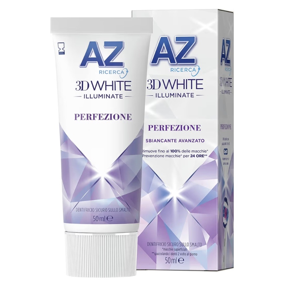Pasta de dinti pentru albire 3D White Illuminate Perfezione, 50 ml, AZ Ricerca