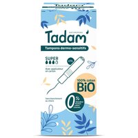 Tampoane cu aplicator Bio hipoalergenice Super, 14 bucati, Tadam