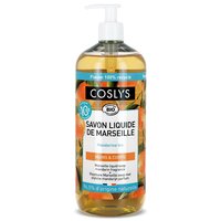 Sapun lichid si gel de dus Bio de Marsilia cu mandarine, 1000 ml, Coslys