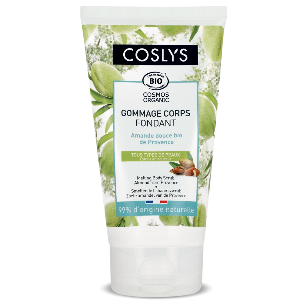 Scrub Bio pentru corp cu migdale dulci Cosmos Organic, 150 g, Coslys