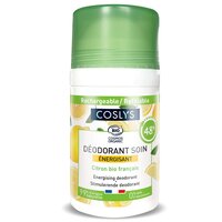Deodorant roll-on Bio energizant cu parfum de lamaie Cosmos Organic, 50 ml, Coslys