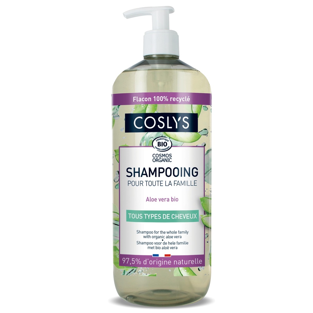 Sampon Bio hidratant pentru utilizare zilnica cu aloe vera Cosmos Organic, 1000 ml, Coslys