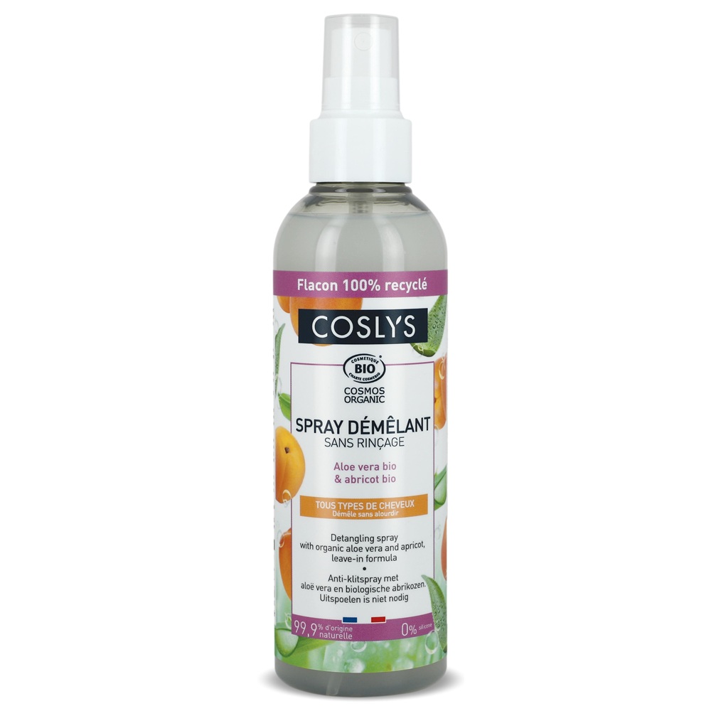 Spray de styling Bio pentru descalcire cu aloe vera si caise Cosmos Organic, 200 ml, Coslys