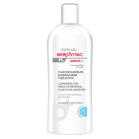 Fluid de curatare si demachiere fata si ochi H3 Derma+, 200 ml, Gerovital