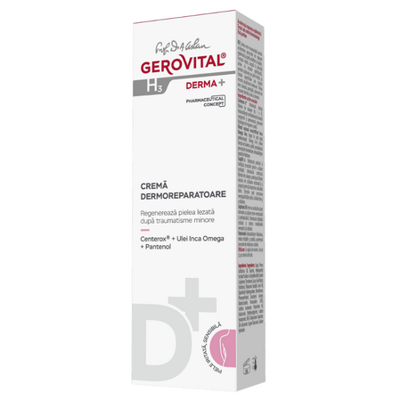 Crema dermoreparatoare H3 Derma+, 50 ml, Gerovital 735196
