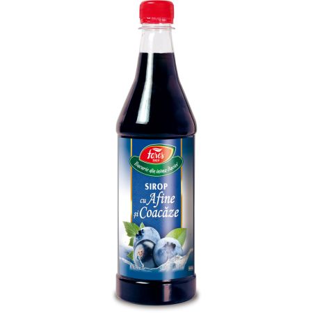 Sirop cu afine si coacaze, 700 ml, Fares