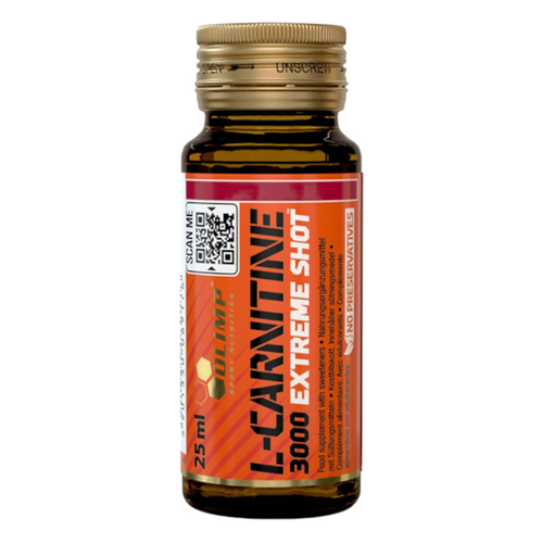 L-carnitine 3000 Extreme Shot cu aroma de portocale, 25 ml, Olimp Sport Nutrition
