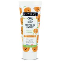 Pasta de dinti Bio cu aroma de piersici pentru copii 7-12 ani Cosmos Organic, 50 ml, Coslys