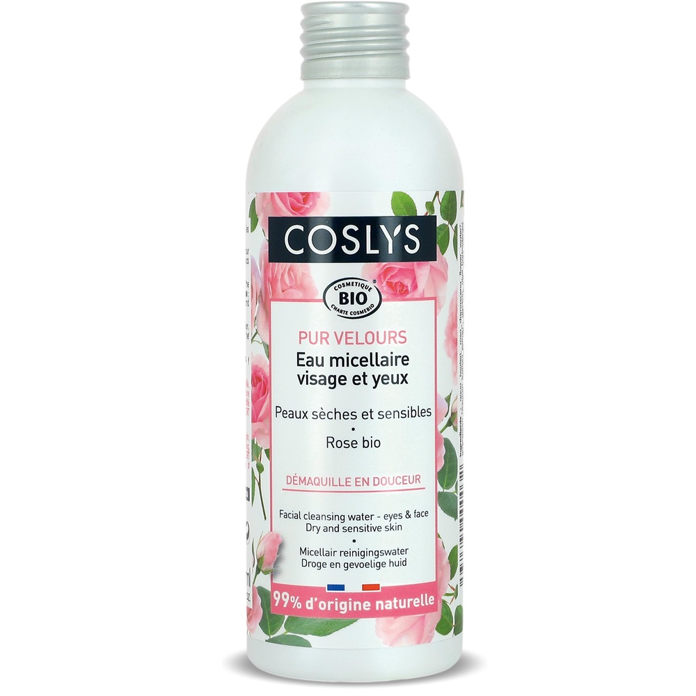 Apa micelara Bio cu trandafiri pentru ten uscat si sensibil, 200 ml, Coslys