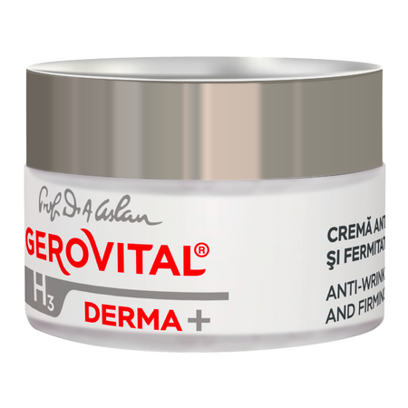 Crema antirid si fermitate H3 Derma+, 50 ml, Gerovital
