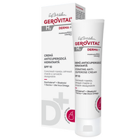 Crema anticuperozica hidratanta cu factor de protectie SPF 10 Derma+, 50 ml, Gerovital