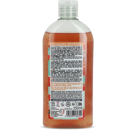 Gel de dus Bio calmant cu capsuni si rosii Cosmos Organic, 250 ml, Coslys 703257