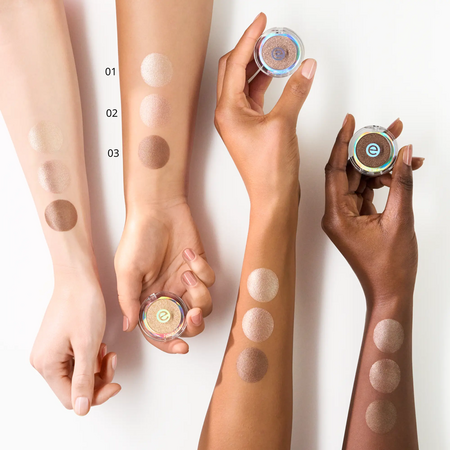 Fard de ochi 01 Golden Glow, Mono Eyeshadow Pearly, 2 g, Essence 703335