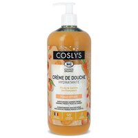 Crema de dus Bio hidratanta cu piersici si morcovi Cosmos Organic, 1000 ml, Coslys