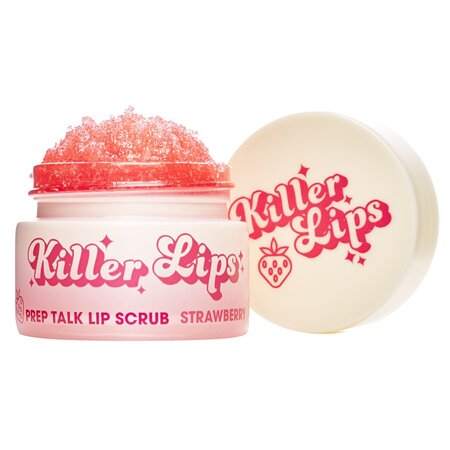 Exfoliant pentru buze cu aroma de capsuni Lip Scrub Strawberry, 16 g, Killer Lips 703360
