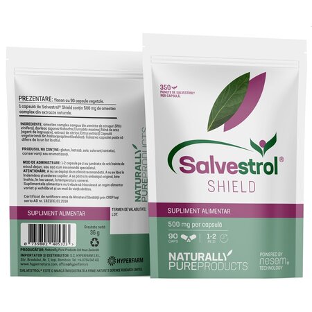 Salvestrol Shield, 500 mg, 90 capsule, Hyperfarm 703381