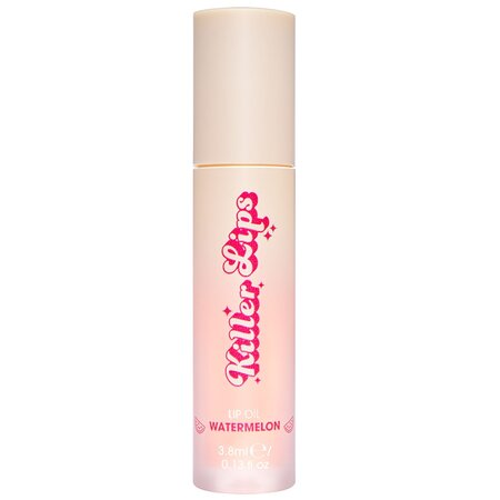 Ulei de buze cu vitamina E, vitamina C si acid hialuronic Watermelon Lip Oil, 3.8 ml, Killer Lips 703387