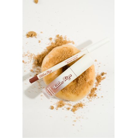 Kit Luciu de buze cu vitamina E si acid hialuronic 3.8 ml + Creion de buze 1 g Brown Sugar, Killer Lips 703481