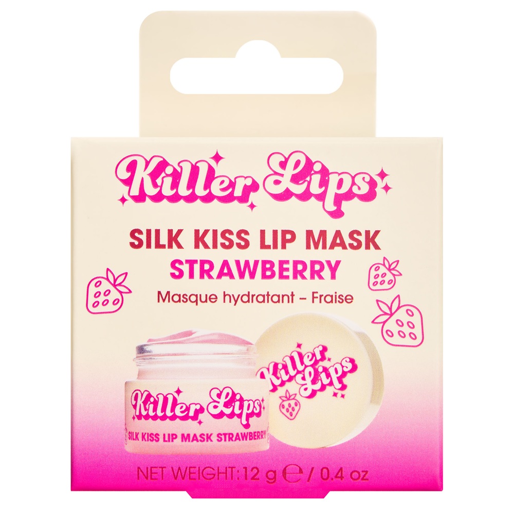 Masca pentru buze cu aroma de capsuni Lip Mask Strawberry, 12 g, Killer Lips