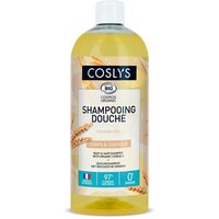 Gel de dus si sampon Bio cu cereale Cosmos Organic, 1000 ml, Coslys