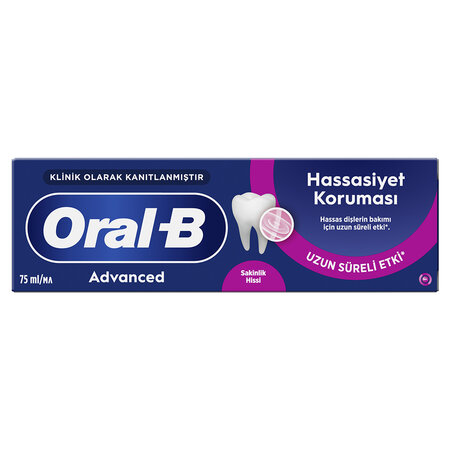 Pasta de dinti cu aroma de eucalipt si mentol Advanced Sensitivity Protection, 75 ml, Oral-B 703676