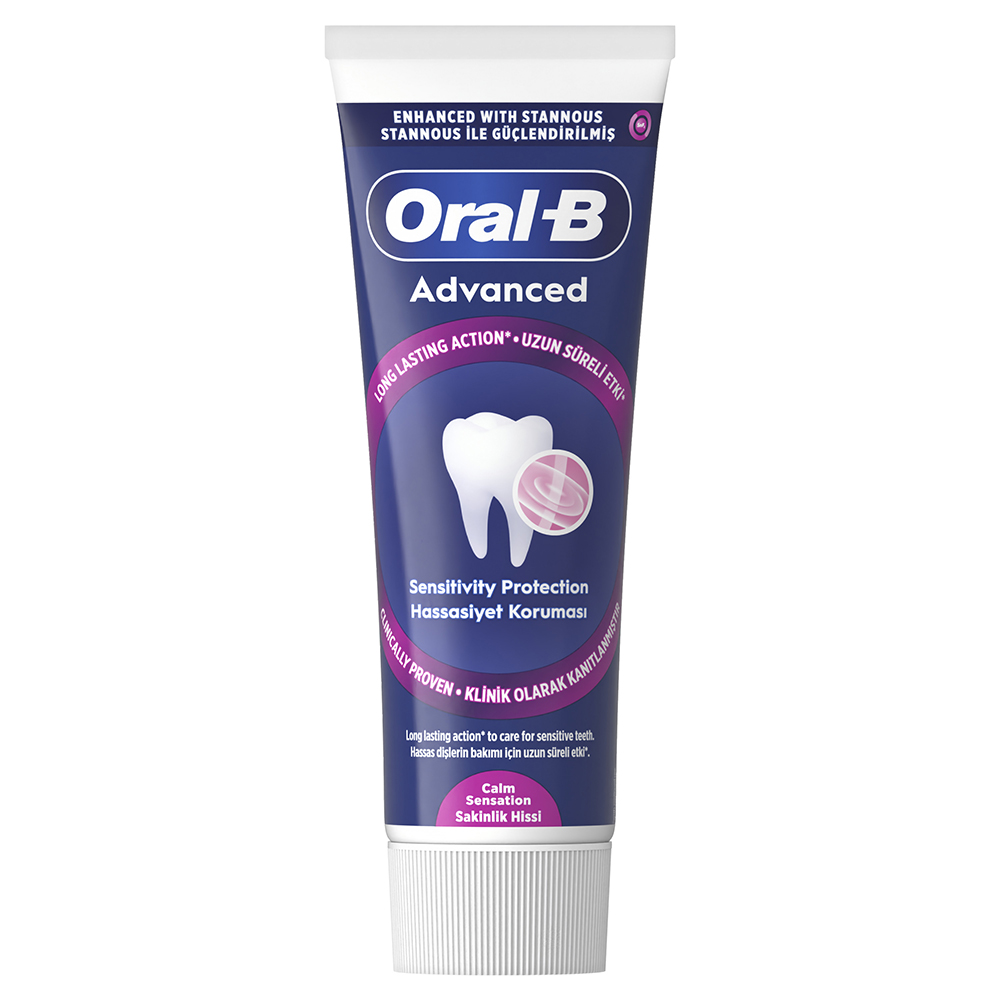 Pasta de dinti cu aroma de eucalipt si mentol Advanced Sensitivity Protection, 75 ml, Oral-B