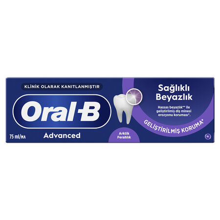 Pasta de dinti cu aroma de menta Advanced Healthy Whitening, 75 ml, Oral-B 703694