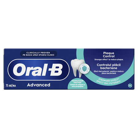 Pasta de dinti cu cristale si aroma de menta Advanced Plaque Control, 75 ml, Oral-B 703725