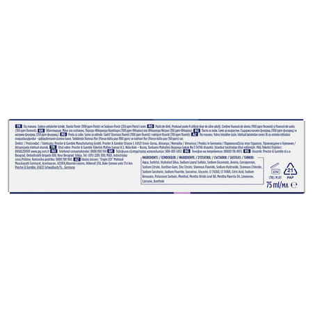 Pasta de dinti cu aroma de menta Advanced Gum Protection, 75 ml, Oral-B 703741