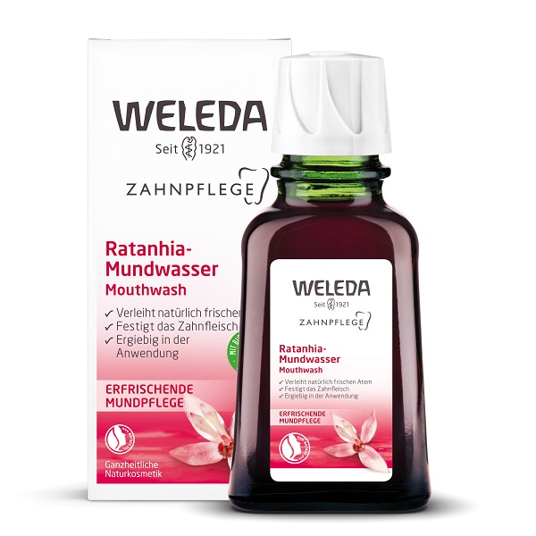 Apa de gura cu ratanhia, 50 ml, Weleda