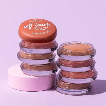 Fard de obraz spuma, 20 Rustic Rouge, Soft Touch Mousse Blush, 5 g, Essence 704100