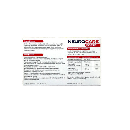 NeuroCare Forte, 30 capsule, Terapia 704103