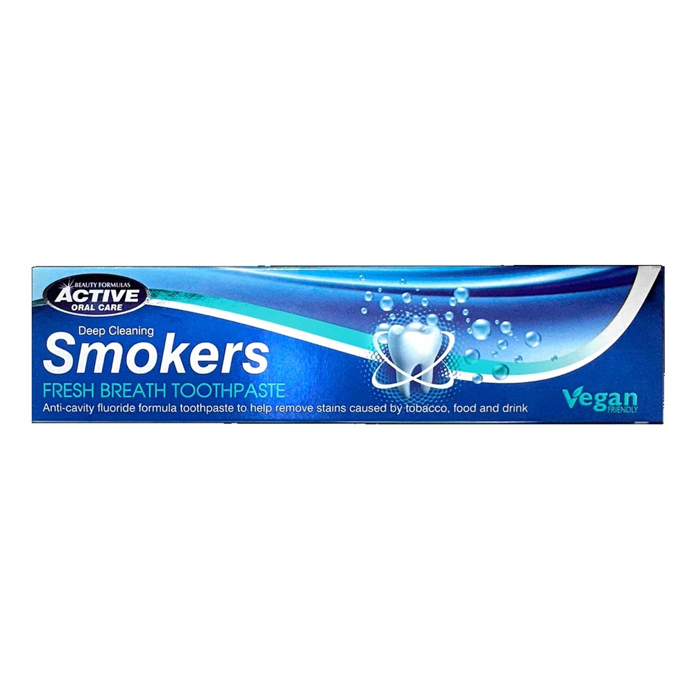 Pasta de dinti pentru curatarea zilnica a dintilor fumatorilor Smokers Active Oral Care