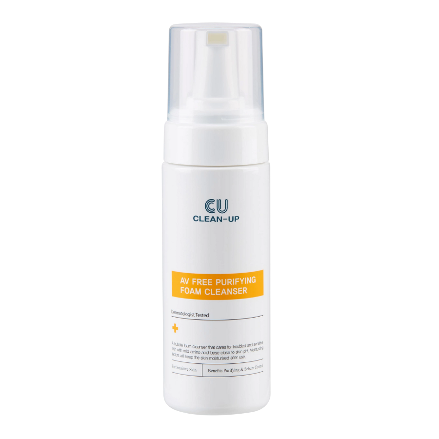Spuma purifianta anti-imperfectiuni pentru ten gras Clean-Up, 180 ml, CU Skin