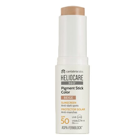 Stick color facial cu factor de protectie SPF 50, nuanta Beige Heliocare 360, 10 g, Cantabria 704502