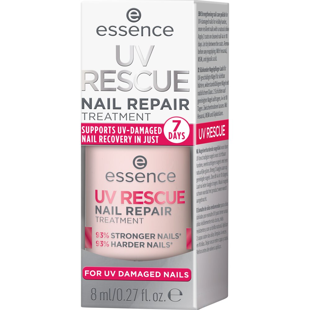 Tratament pentru repararea unghiilor 01 UV Rescue, 8 ml, Essence