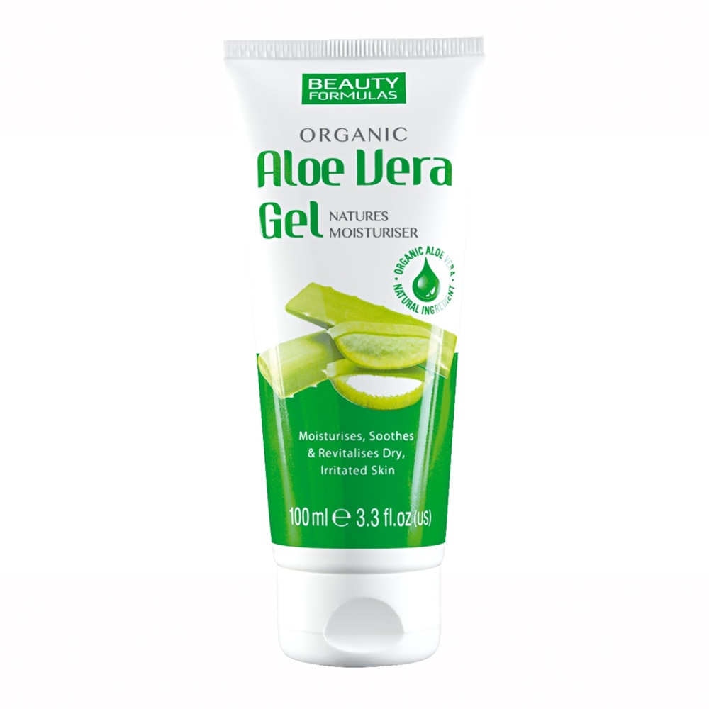 Gel organic emolient cu Aloe Vera, 100 ml, Beauty Formulas