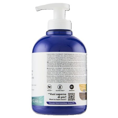 Masca pentru nuantarea parului Albastru Color Mask, 300 ml, Alama 704790