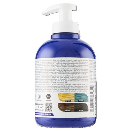 Masca pentru nuantarea parului Albastru Color Mask, 300 ml, Alama 704789