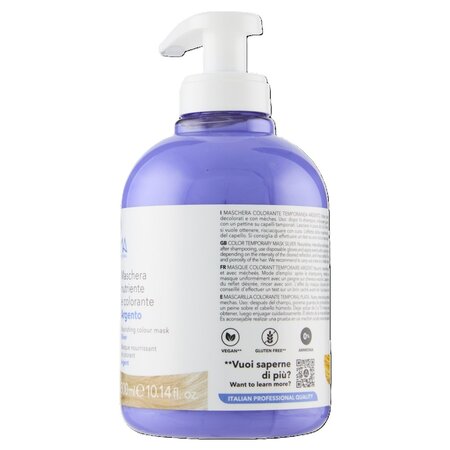 Masca pentru nuantarea parului Argintiu Color Mask, 300 ml, Alama 704797