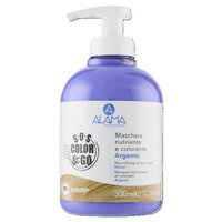 Masca pentru nuantarea parului Argintiu Color Mask, 300 ml, Alama
