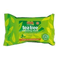 Servetele demachiante cu extract de arbore de ceai australian Tea Tree, 25 bucati, Beauty Formulas