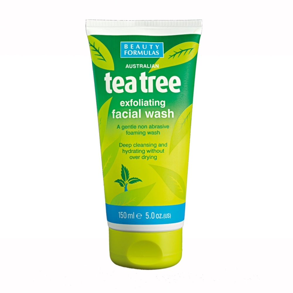 Sapun exfoliant pentru fata cu extract de arbore de ceai Australian Tea Tree, 150 ml, Beauty Formulas