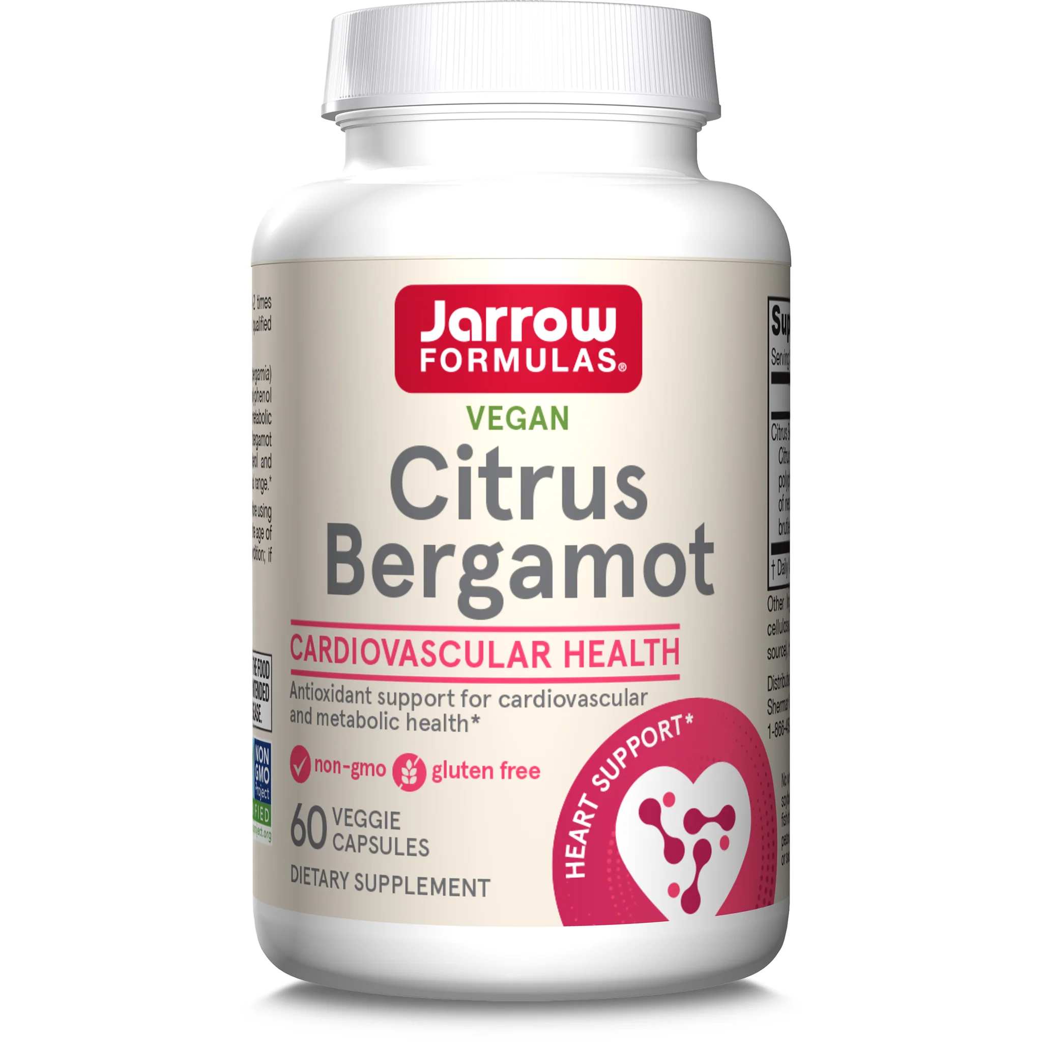 Citrus Bergamot 500mg Jarrow Formulas, 60 capsule, Secom