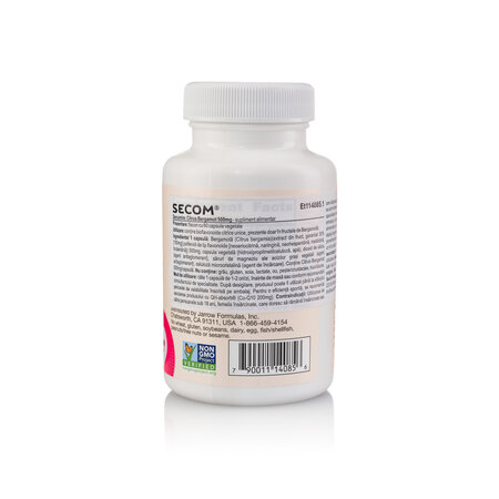 Citrus Bergamot Jarrow Formulas, 500 mg, 60 capsule vegetale, Secom 724350